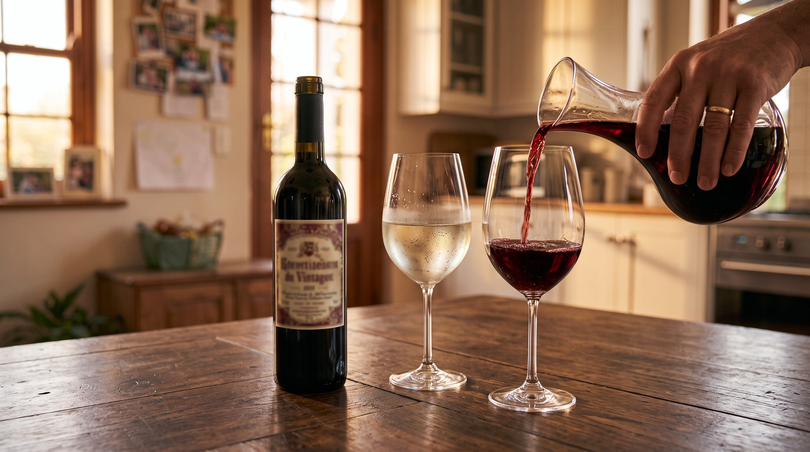 Cómo servir el vino: temperatura, copa y decantación
